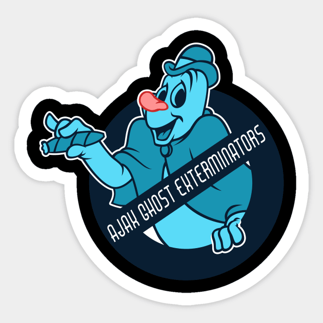 AJAX GHOST EXTERMINATORS Sticker by blairjcampbell